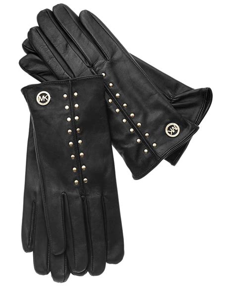 michael kors leather gloves macys|mk gloves.